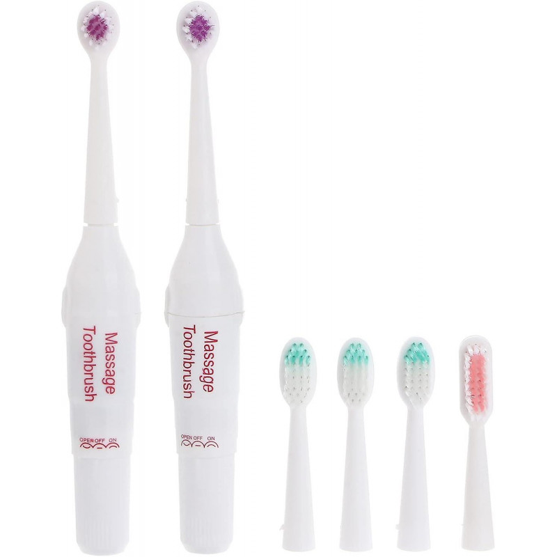 Ultrasound Toothbrush For Dogs-professional Electric Dog Tooth Brush For Small Medium Large Dogs And Cats(2pc [...]