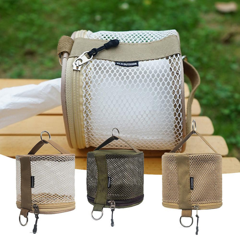 Crochet suspendu Fermeture à glissière Tissue Holder Portable Stylish Paper Container pour Beach Room RV