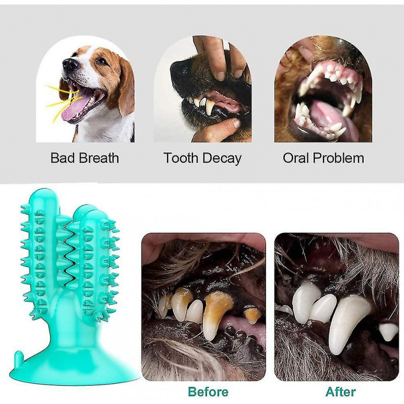 Dog Toothbrush, Dog Dental Care Toys, Dog Dental Care Chew Toys