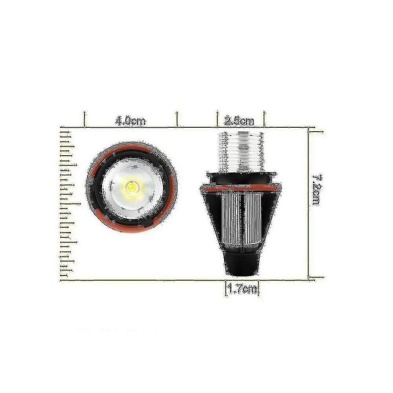 For Angel Eyes 5w E39 E60 Angel Eyes Fog Lights Led Headlights Daytime Running Lights With Decoding