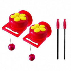 Pack Of 2 Suction Cup Garden Accessories Pet Supplies Birds Feeding