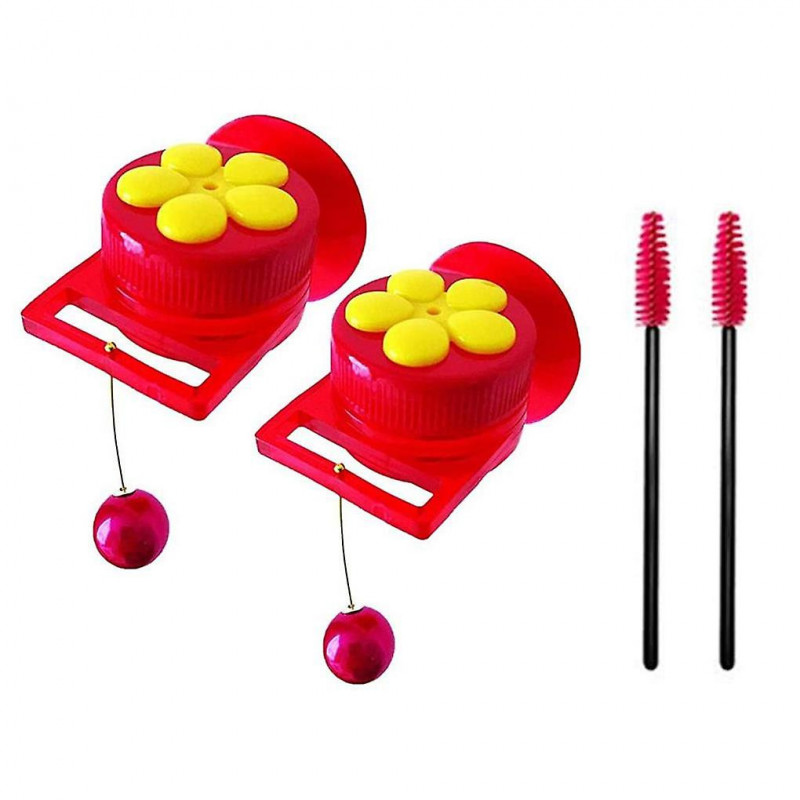 Pack Of 2 Suction Cup Garden Accessories Pet Supplies Birds Feeding