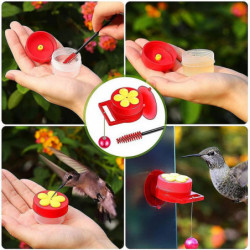 Pack Of 2 Suction Cup Garden Accessories Pet Supplies Birds Feeding