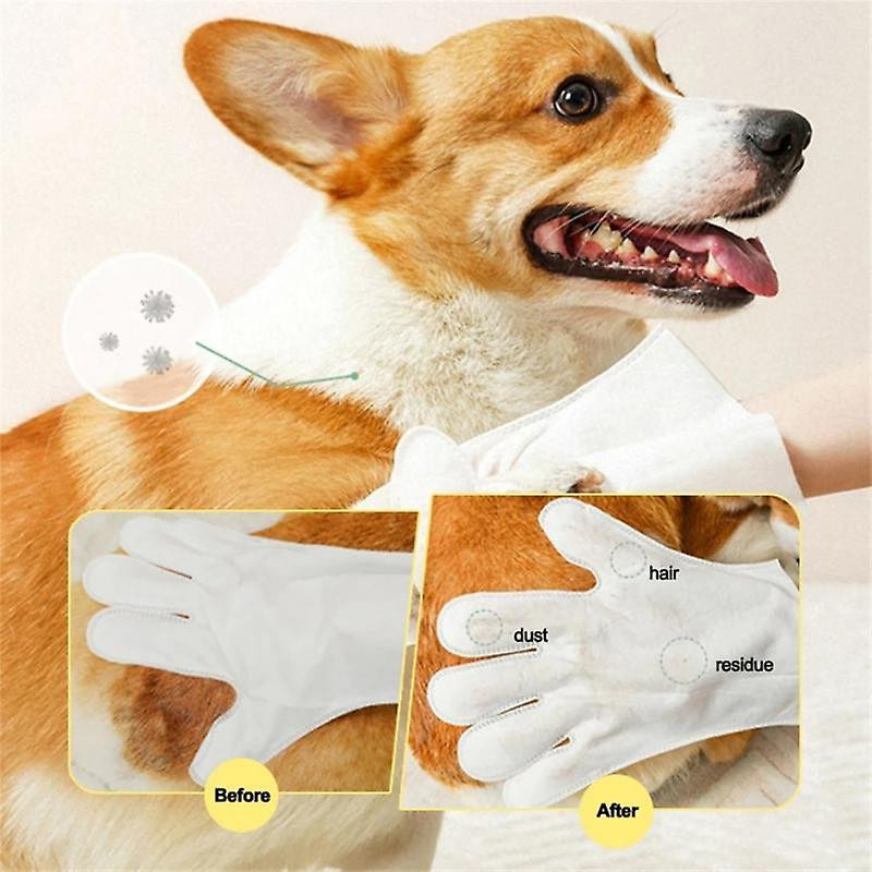 Pet No Washing Gloves 1-10pack For Cats And Dogs Bathing Grooming Easy To Use Just Lather-wipe Dry Ideal Pets [...]
