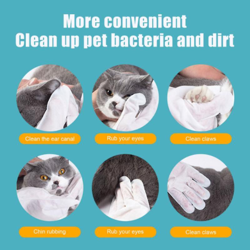 Pet No Washing Gloves 1-10pack For Cats And Dogs Bathing Grooming Easy To Use Just Lather-wipe Dry Ideal Pets [...]