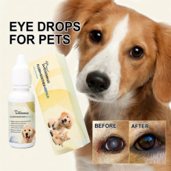 10ml Portable Pet Eye Drops For Cats Dogs Tear Stain Remover Eye Feces Cleaning New