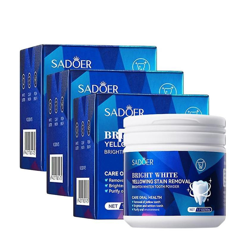 3X Dents Blanchiment Poudre Blanchissant Améliorer Plaque Dentaire Satin Élimination Protéger Gencive Hygiène [...]