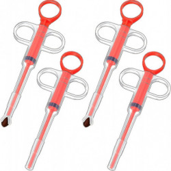4 pièces Cat Pill Shooter Pill Dispenser Dog Seringue Réutilisable Pet Medicine Feeder pour petits animaux 4 pièces Cat Pill Shooter Pill Dispenser Dog Seringue Réutilisable Pet Medicine Feeder pour petits animaux