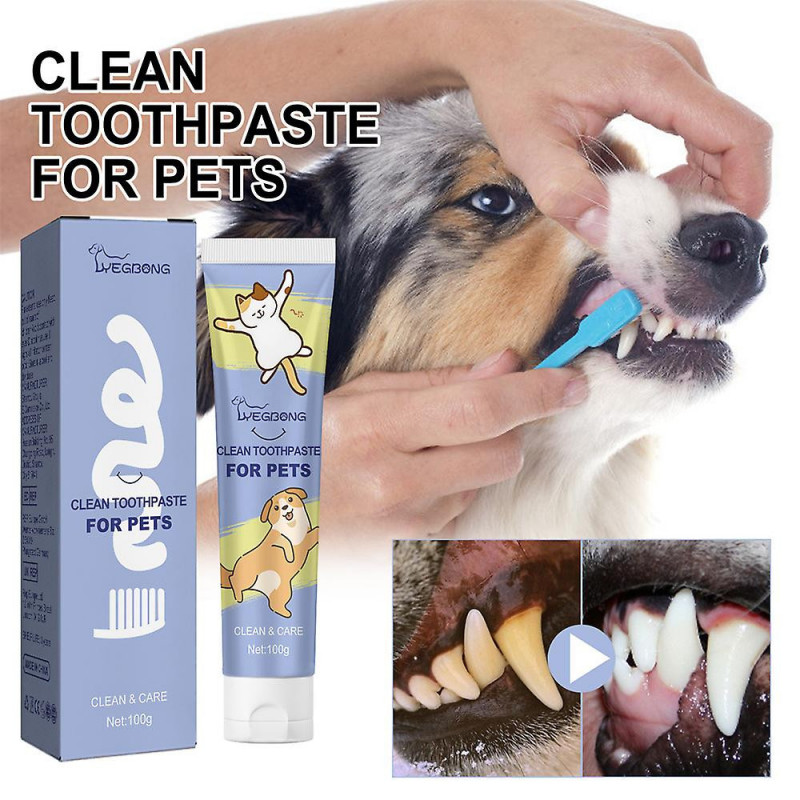 YEGBONG Pet Cleaning Toothpaste Oral Cleaning Toothpaste Cat And Dog Oral Care