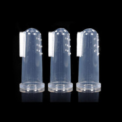 Super Soft Dog Toothbrush Teddy Dog Brush Bad Breath Tartar Cat Teeth Tool Dog Cat Cleaning Silicone Pet Dog Accessories