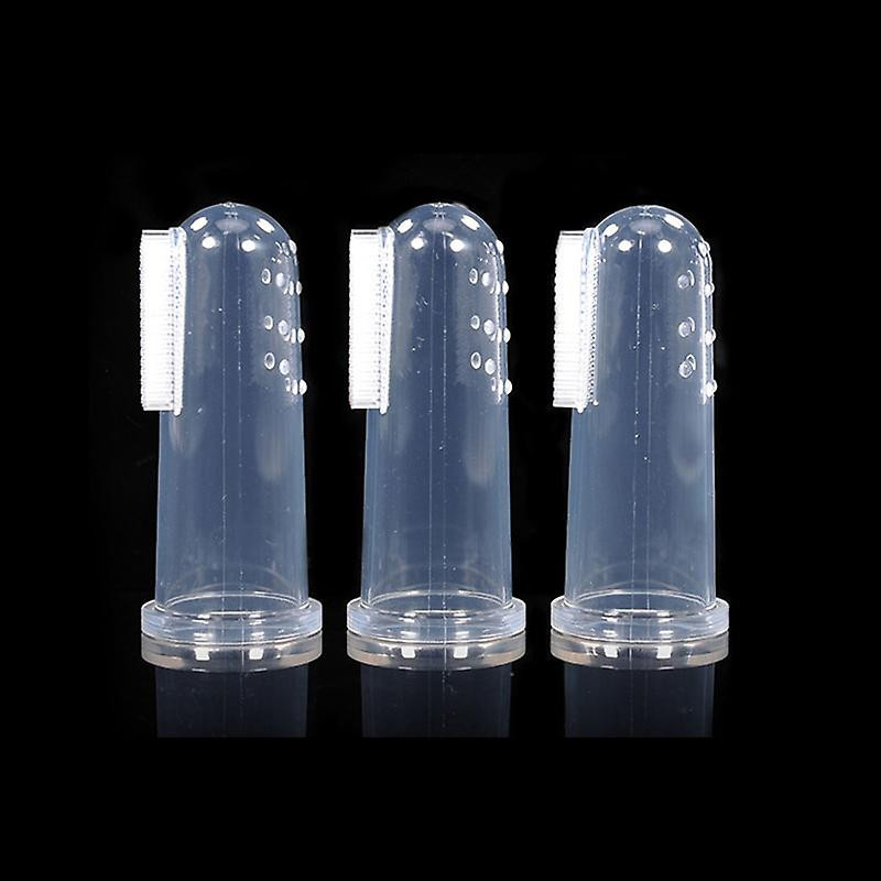 Super Soft Dog Toothbrush Teddy Dog Brush Bad Breath Tartar Cat Teeth Tool Dog Cat Cleaning Silicone Pet Dog Accessories