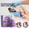 Pet Oral Spray Nettoyage des dents pour chiens Chats Mauvaise haleine Tartre Enlèvement de la plaque