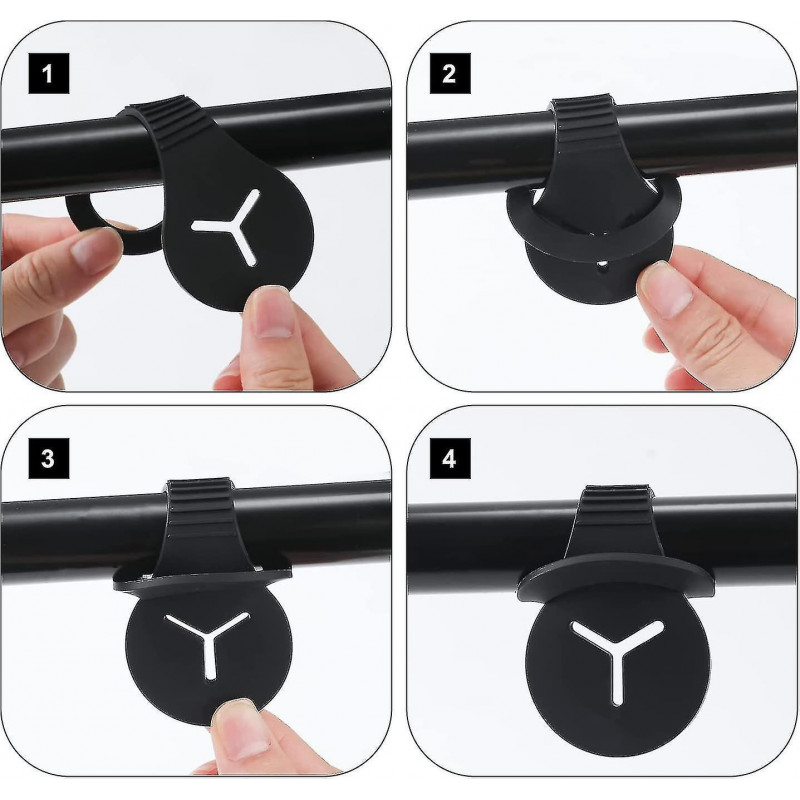 4pcs Dog Poop Bag Holder, Dog Leash Waste Bag Holder Silicone Dog Poop Bag Dispenser For Dog Walking Bike [...]