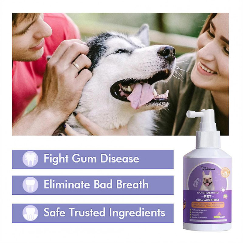Fresh Breath For Dogs Spray nettoyant pour les dents Fresh Breath pour les soins bucco-dentaires pour animaux de [...]