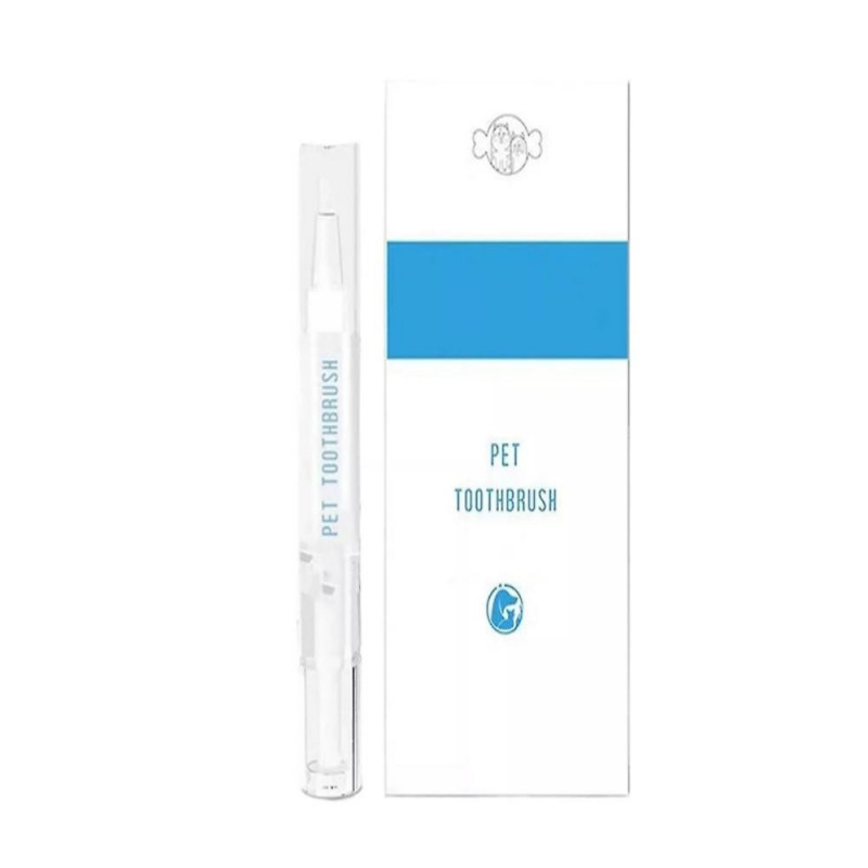2pcs New Pet Toothbrush Pen, Dog Teeth Cleaning Pen, Cat/Dog Tartar Remover for Teeth