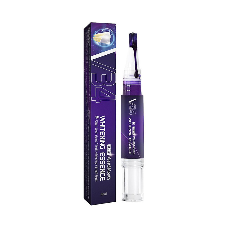 3pcs V34 Violet Dents Nettoyage Stylo dentifrice Sérum Plaque Élimination Taches Jaunes Tartre Blanchiment [...]