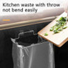 1 Set Trash Bag Holder Punch-free Wall-mounted Stainless Steel Cupboard Cabinet Door Hanging Garbage Bag Holder [...]