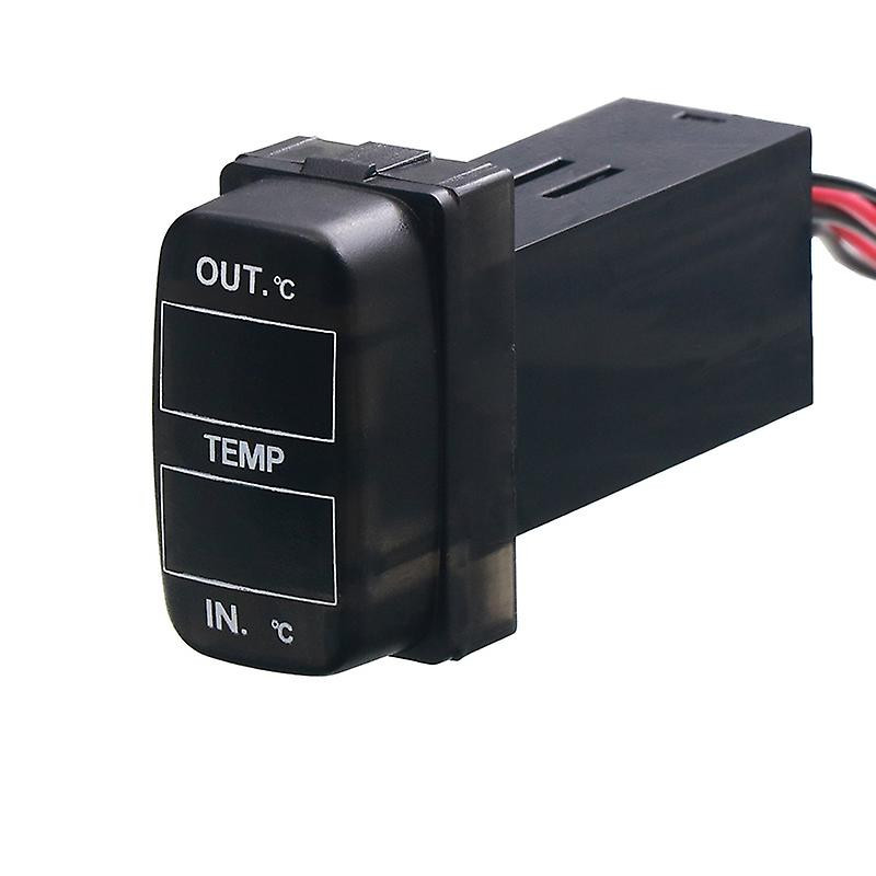 Dual Temperature Display Inside and Outside the Car Dual Temperature Sensor for Mitsubishi ASX Lancer Outlander Pajero