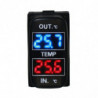 Dual Temperature Display Inside and Outside the Car Dual Temperature Sensor for Mitsubishi ASX Lancer Outlander Pajero