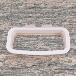 Hanging Trash Bag Rack Over Cabinet Door Garbage Bags Holder Kitchen Plastic Bag Storage Shelf,size 1,white Hanging Trash Bag Rack Over Cabinet Door Garbage Bags Holder Kitchen Plastic Bag Storage Shelf,size 1,white