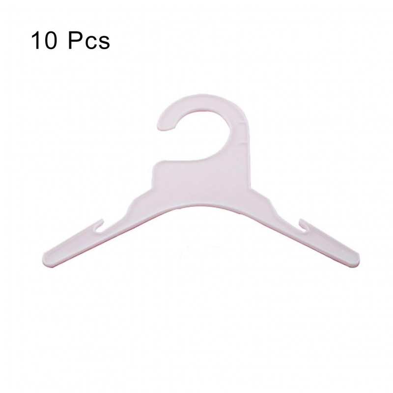 QingHai 10Pcs Plastic Dog Puppy Cat Clothes Hanger Rack Storage Organizer Pet Supplies