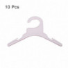 QingHai 10Pcs Plastic Dog Puppy Cat Clothes Hanger Rack Storage Organizer Pet Supplies