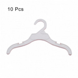 QingHai 10Pcs Plastic Dog Puppy Cat Clothes Hanger Rack Storage Organizer Pet Supplies