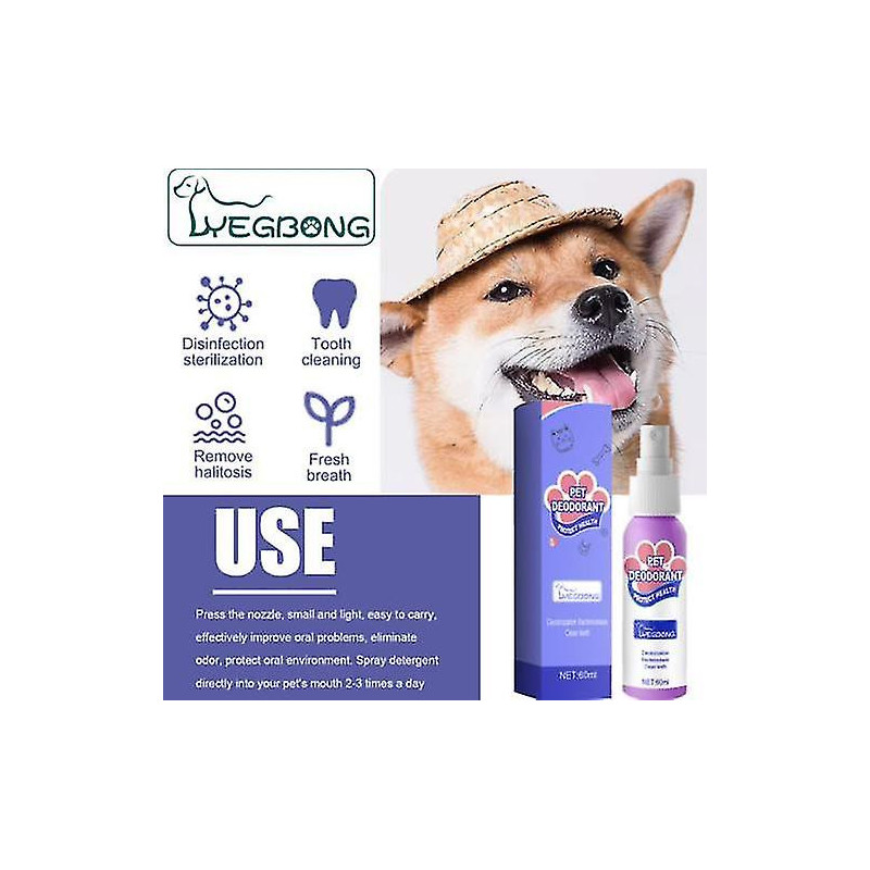 Pet Spray Dog Oral Care Bad Breath Teeth Cleaning Breath Freshener Plaque Remover Breath Cleaning For Pets Dogs [...]