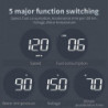 B1 OBD2 HUD Head Up Display Speedometer Fuel Consumption Voltage Water Temperature with 5 Kinds Alarm Function HD [...]