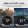 B1 OBD2 HUD Head Up Display Speedometer Fuel Consumption Voltage Water Temperature with 5 Kinds Alarm Function HD [...]