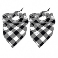 2 Pcs Dog Bandana Christmas Classic Plaid Pet Bandana Scarf