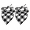 2 Pcs Dog Bandana Christmas Classic Plaid Pet Bandana Scarf