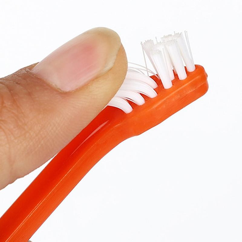 HISTOTREE Dog Cat Toothbrush Plastic+Nylon Pet Oral Care Teeth Cleaning Tool (BPA-Free, No FDA Certi