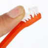 HISTOTREE Dog Cat Toothbrush Plastic+Nylon Pet Oral Care Teeth Cleaning Tool (BPA-Free, No FDA Certi