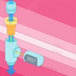 LED Display Home Water Faucet Shower Temperature Monitor Baby