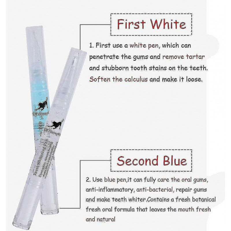 Kit de nettoyage des dents d’animaux de compagnie, détartreur de dents de chat de chien, brosse à dents de beauté [...]