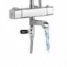Led Display Water Meter Thermomètre de douche numérique Bain Température Moniteur température Température