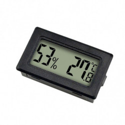 Electronic Mini Indoor Cigar Hygrometer Reptile Pet Thermometer Hygrometer For Fridge Indoor -50c~+70c", 4-pcs.