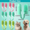 Brosse à dents pour chien pour le nettoyage des dents de chien, 6 pcs Dog Double Head Finger Toothbrush Cat [...]