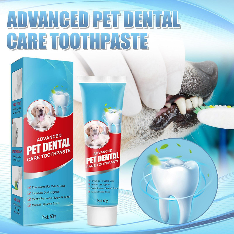 Pet Toothpaste Eliminates Bad Breath by Removing Plaque & Tartar Buildup Pet Toothpaste Eliminates Bad Breath by Removing Plaque & Tartar Buildup