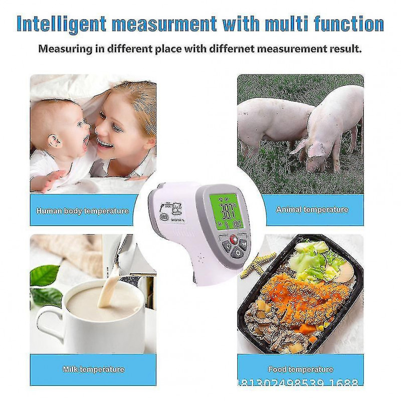 Pet Thermometer, Animal Cat Dog Cattle Sheep Pig Rabbit Infrared Non-contact Pet Thermometer, Animal Cat Dog Cattle Sheep Pig Rabbit Infrared Non-contact