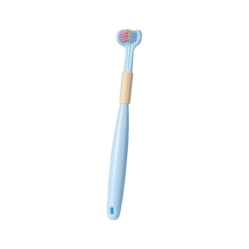 YALINA Brosse à dents trois faces A22 Kids Bleu YALINA Brosse à dents trois faces A22 Kids Bleu