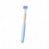 YALINA Brosse à dents trois faces A22 Kids Bleu YALINA Brosse à dents trois faces A22 Kids Bleu