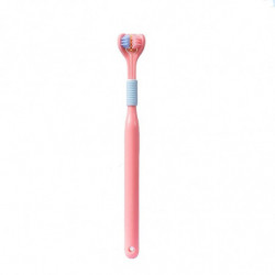 YALINA Brosse à dents trois faces 418 Adult Rose YALINA Brosse à dents trois faces 418 Adult Rose