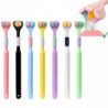 YALINA Brosse à dents trois faces 418 Adult Rose YALINA Brosse à dents trois faces 418 Adult Rose