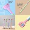 YALINA Brosse à dents trois faces 418 Adult Rose YALINA Brosse à dents trois faces 418 Adult Rose