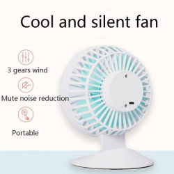 F2 Desktop Mini Fan, Colour: White Without Battery White Without Battery