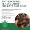 Gouttes ophtalmiques de conjonctivite de chat de chien, gonflement rouge lacrymal anti-inflammatoire bactéricide [...]