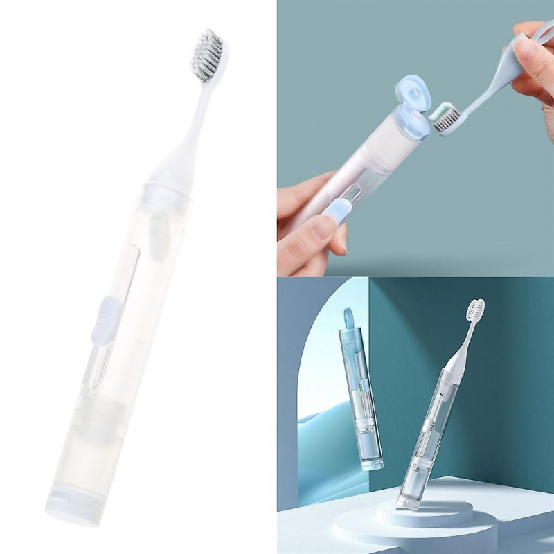 Travel Toothbrush Collapsable Backpacking Toothbrush Women Can Hold Toothpaste