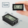 Mini Lcd Digital Thermometer Hygrometer Temperature Humidity Tester For Fridge Aquarium